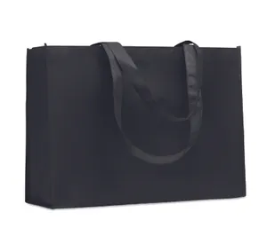 Sac shopping en RPET non tissé - Kaimono | Noir