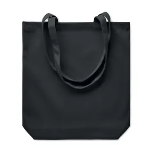Sac shopping en toile personnalisé 270 gr/m² - Rassa Coloured | Black