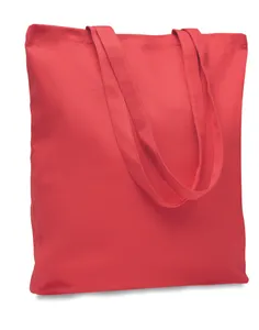 Sac shopping en toile personnalisé 270 gr/m² - Rassa Coloured | Red