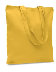 Sac shopping en toile personnalisé 270 gr/m² - Rassa Coloured | Jaune