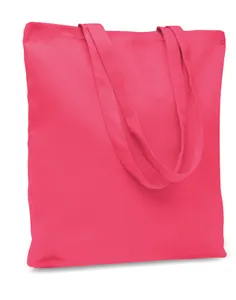 Sac shopping en toile personnalisé 270 gr/m² - Rassa Coloured | Fuchsia