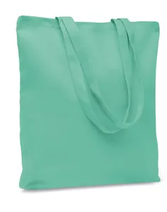 Sac shopping en toile personnalisé 270 gr/m² - Rassa Coloured | Vert Menthe
