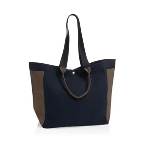 Sac shopping en toile recyclée 400 g/m² BEAU AWARE™ - XD Xclusive | Bleu marine
