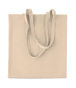 Sac shopping en velours côtelé - Cordy B | Beige