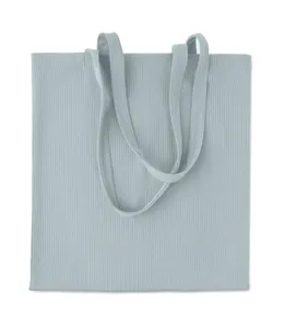 Sac shopping en velours côtelé - Cordy B | Bleu Bébé