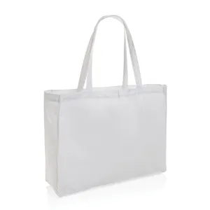 Sac shopping personnalisable en coton recyclé 145 gr Impact AWARE™ - XD Collection | Blanc