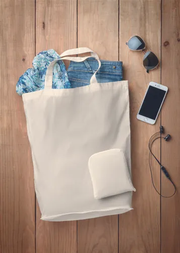 Sac shopping pliable en coton personnalisable - Foldy Cotton