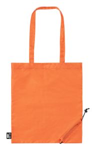 Sac shopping pliable personnalisé en rpet - Berber | Orange