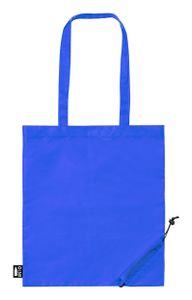 Sac shopping pliable personnalisé en rpet - Berber | Bleu