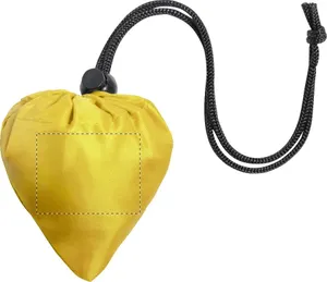 Sac shopping pliable personnalisé en rpet - Berber | Jaune
