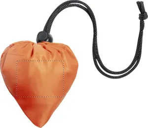 Sac shopping pliable personnalisé en rpet - Berber | Orange