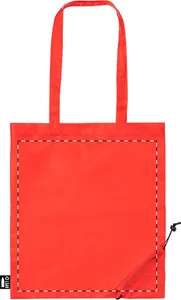Sac shopping pliable personnalisé en rpet - Berber | Rouge