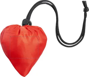 Sac shopping pliable personnalisé en rpet - Berber | Rouge