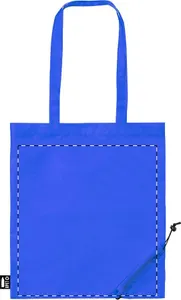 Sac shopping pliable personnalisé en rpet - Berber | Bleu