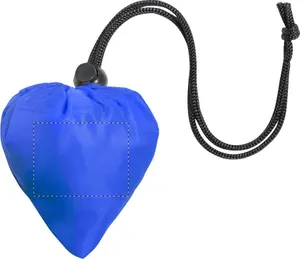 Sac shopping pliable personnalisé en rpet - Berber | Bleu