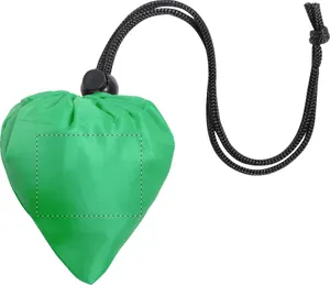 Sac shopping pliable personnalisé en rpet - Berber | Vert