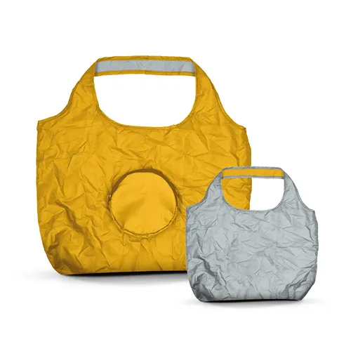 Sac shopping pliable réversible bicolore personnalisé en rpet 20 l