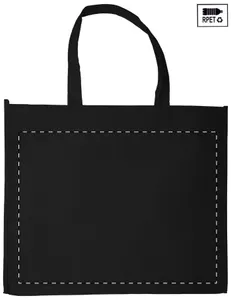 Sac shopping publicitaire en RPET - Laster | Noir