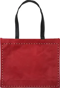 Sac shopping publicitaire - Lamitox | Rouge / Noir