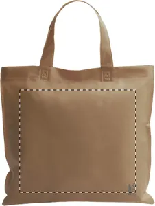 Sac shopping RPET personnalisé - Quzzin | Marron