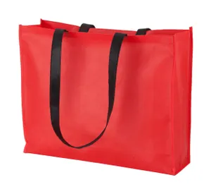 Sac shopping publicitaire - Lamitox | Rouge / Noir