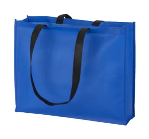 Sac shopping publicitaire - Lamitox | Bleu / Noir