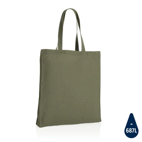 Sac tote en coton recyclé à personnaliser avec soufflet Impact AWARE™ - XD Collection