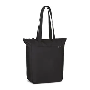 Sac tote personnalisé avec fermeture à zip en rPET AWARE™ Renew - XD Collection | Noir