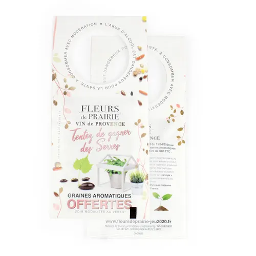 Sachet graines bouteille