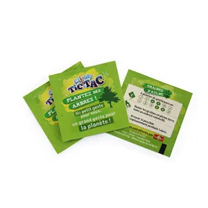 Sachet graines papier végétal 55x55 mm