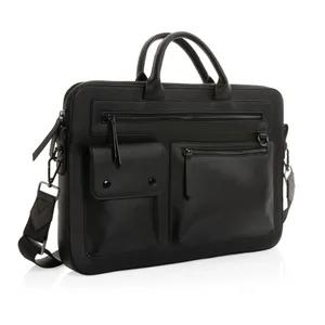 Sacoche ordinateur 14'' Swiss Peak en PU recyclé GRS personnalisable - Swiss Peak