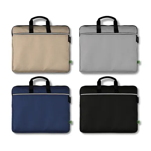 Sacoche porte-document et ordinateur portable publicitaire en rpet