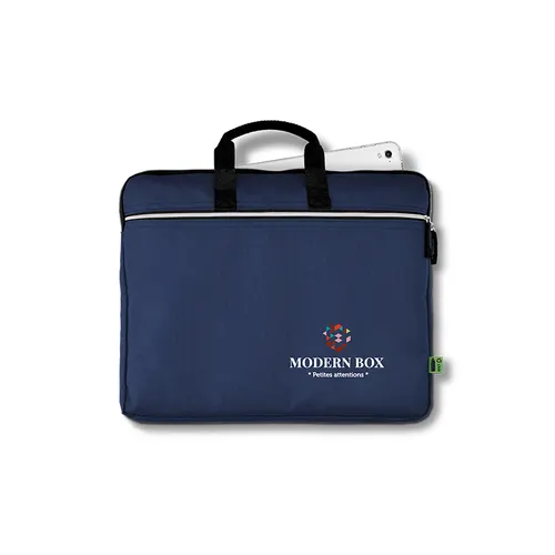 Sacoche porte-document et ordinateur portable publicitaire en rpet