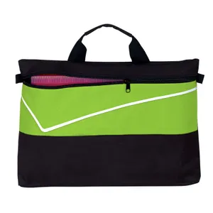 Sacoche porte-documents personnalisée | New_Vert 19 / Unique