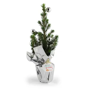 Sapin de Noël avec déco