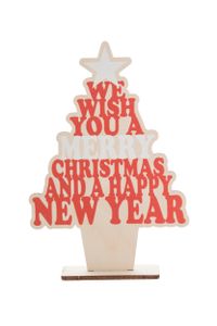 Sapin de noël de bureau personnalisé - Kampsala | Naturelle