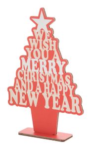 Sapin de noël de bureau personnalisé - Kampsala | Rouge