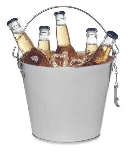 Seau à bouteille personnalisable en métal 4L - Bucky