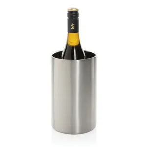 Seau à vin personnalisé en acier inoxydable recyclé RCS Vino - XD Collection | Argent