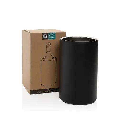 Seau à vin personnalisé en acier inoxydable recyclé RCS Vino - XD Collection