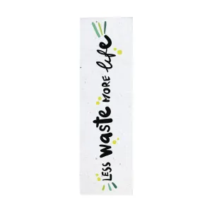 Seed Paper Bookmark marque page publicitaire
