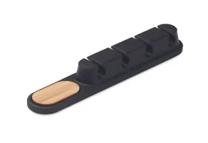 Séparateur câbles en silicone - Order | Noir