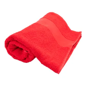 Serviette 70x140cm - Terry L | Rouge