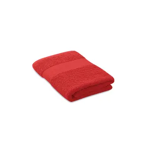 Serviette coton bio personnalisable 100x50 - Terry | Red