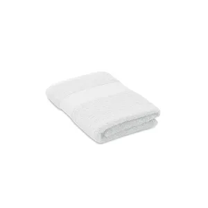 Serviette coton bio personnalisable 100x50 - Terry | White