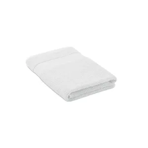Serviette coton bio personnalisable 140x70 - Perry | White