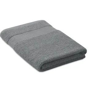 Serviette coton bio personnalisable 140x70 - Perry | Grey