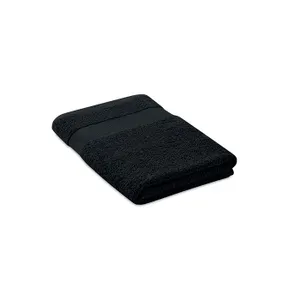 Serviette de bain en coton bio -  PERRY | Noir 2