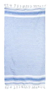 Serviette de plage personnalisée - Myrtos | Bleu