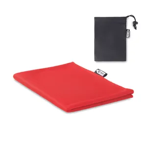 Serviette de sport publicitaire en RPET - Tuko Rpet | Red
